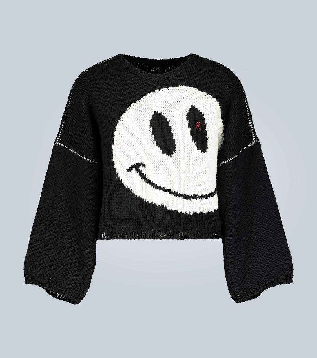 Jersey cropped de punto de lana | Raf Simons