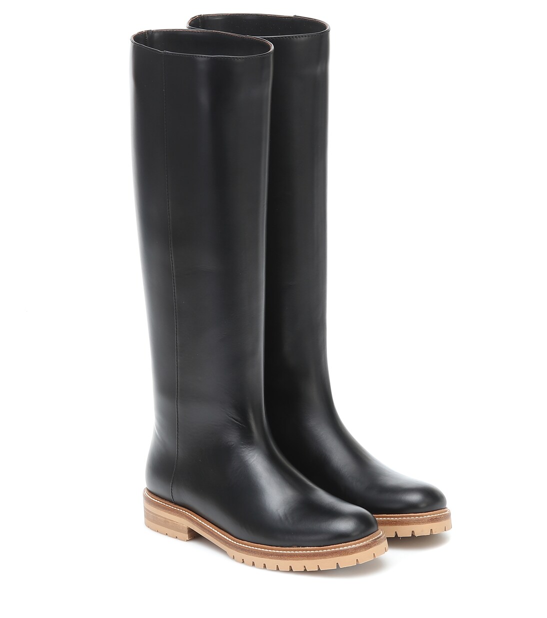 Botas altas Howard de piel | Gabriela Hearst