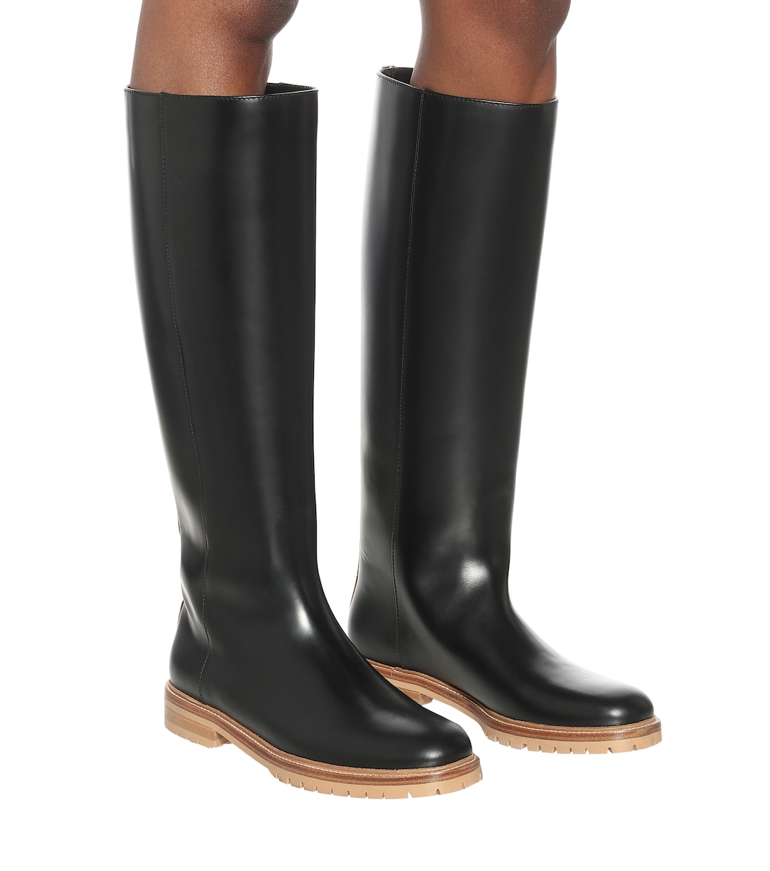 Botas altas Howard de piel | Gabriela Hearst