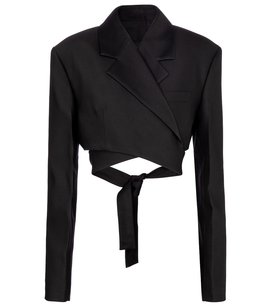 Cropped wool and silk-blend jacket | Proenza Schouler