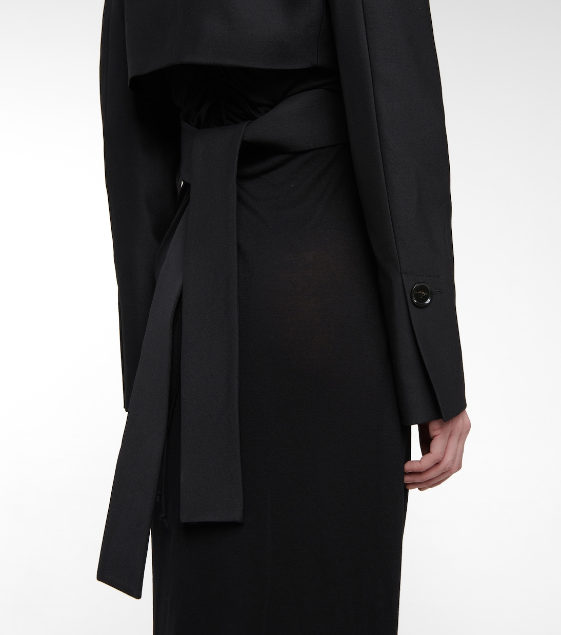 Cropped wool and silk-blend jacket | Proenza Schouler