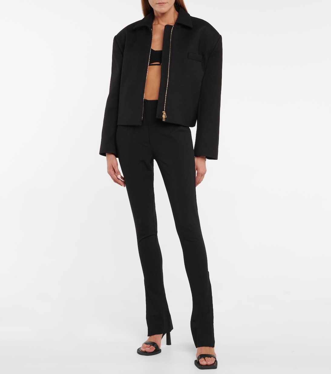 Le Pantalon Obiou stretch linen-blend pants | Jacquemus