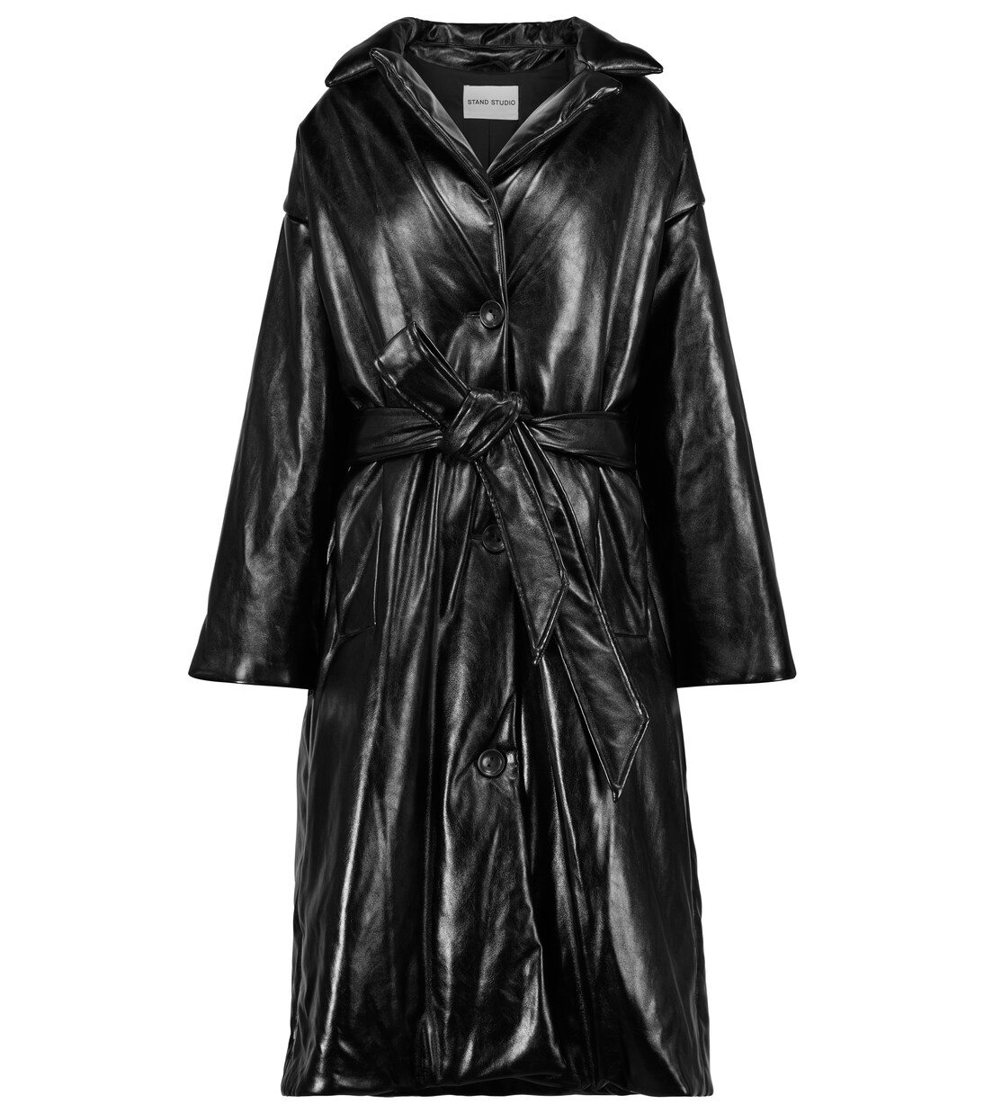 Cappotto Irma in similpelle | Stand Studio