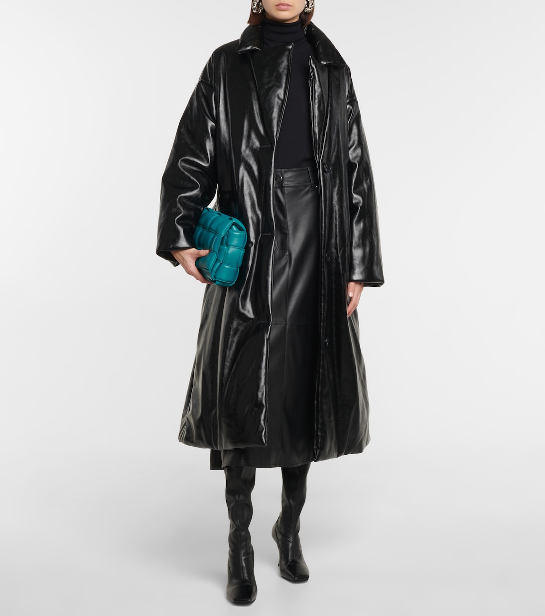 Cappotto Irma in similpelle | Stand Studio