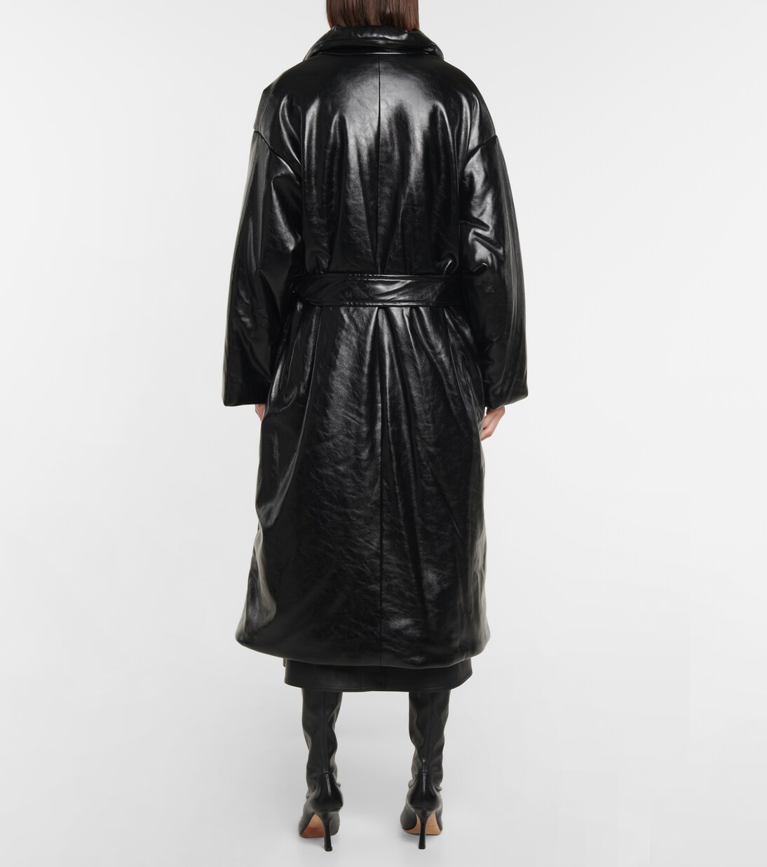 Cappotto Irma in similpelle | Stand Studio