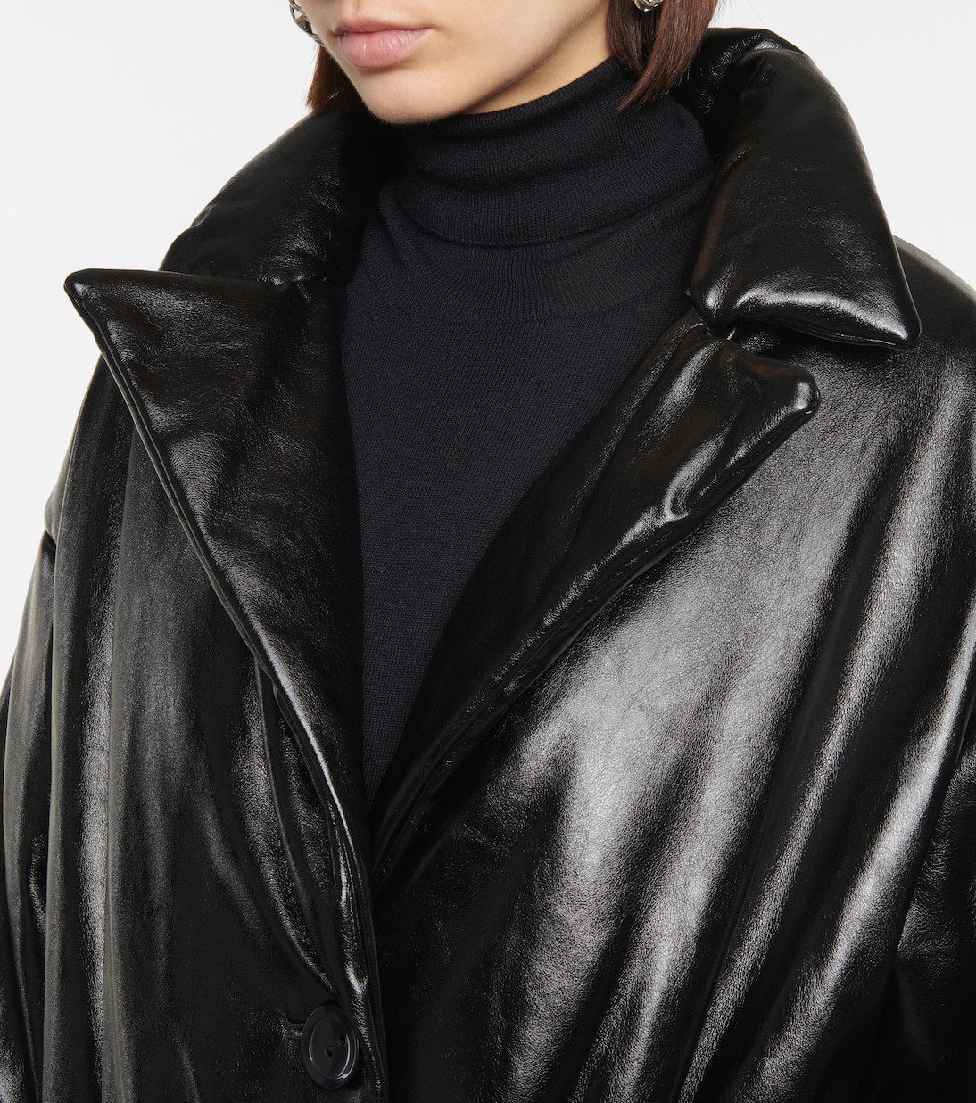Cappotto Irma in similpelle | Stand Studio