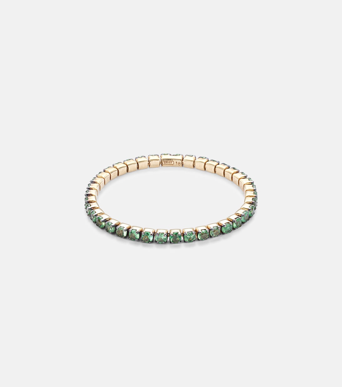 Bague Thread en or 18 ct et grenats | Shay Jewelry