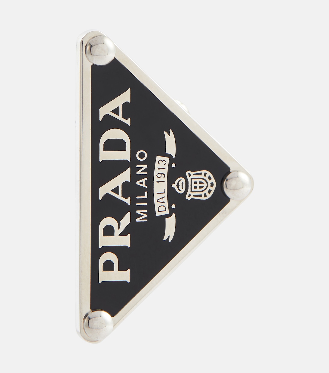 Orecchino singolo in argento | Prada
