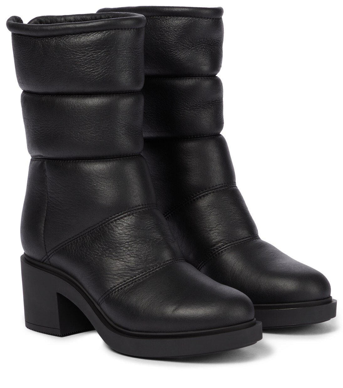 Botas de piel con forro de borrego | Gianvito Rossi