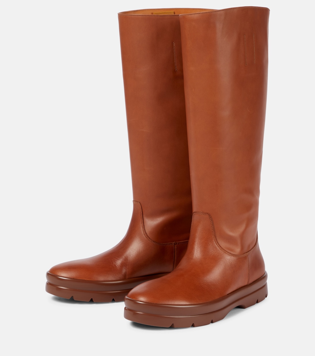 Botas altas Billie de piel | The Row
