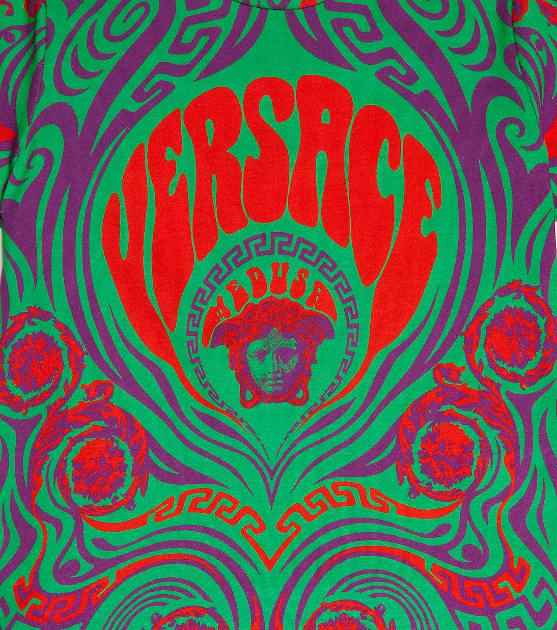 Medusa 프린트 코튼 티셔츠 | Versace Kids