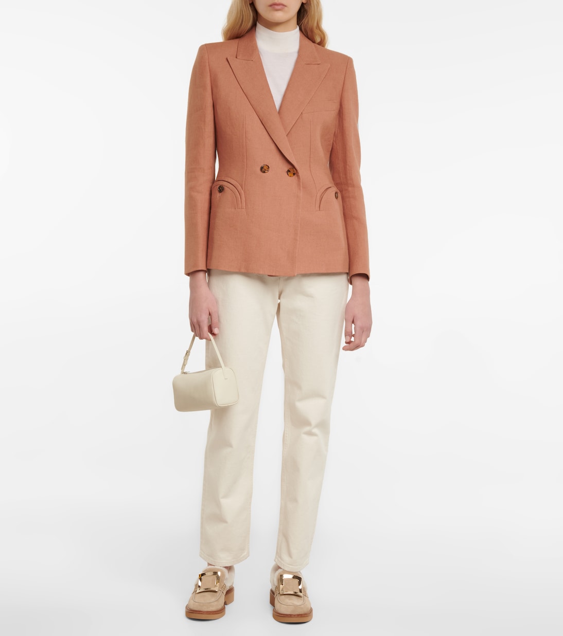 Loafers Viv' Rangers aus Leder mit Shearling | Roger Vivier