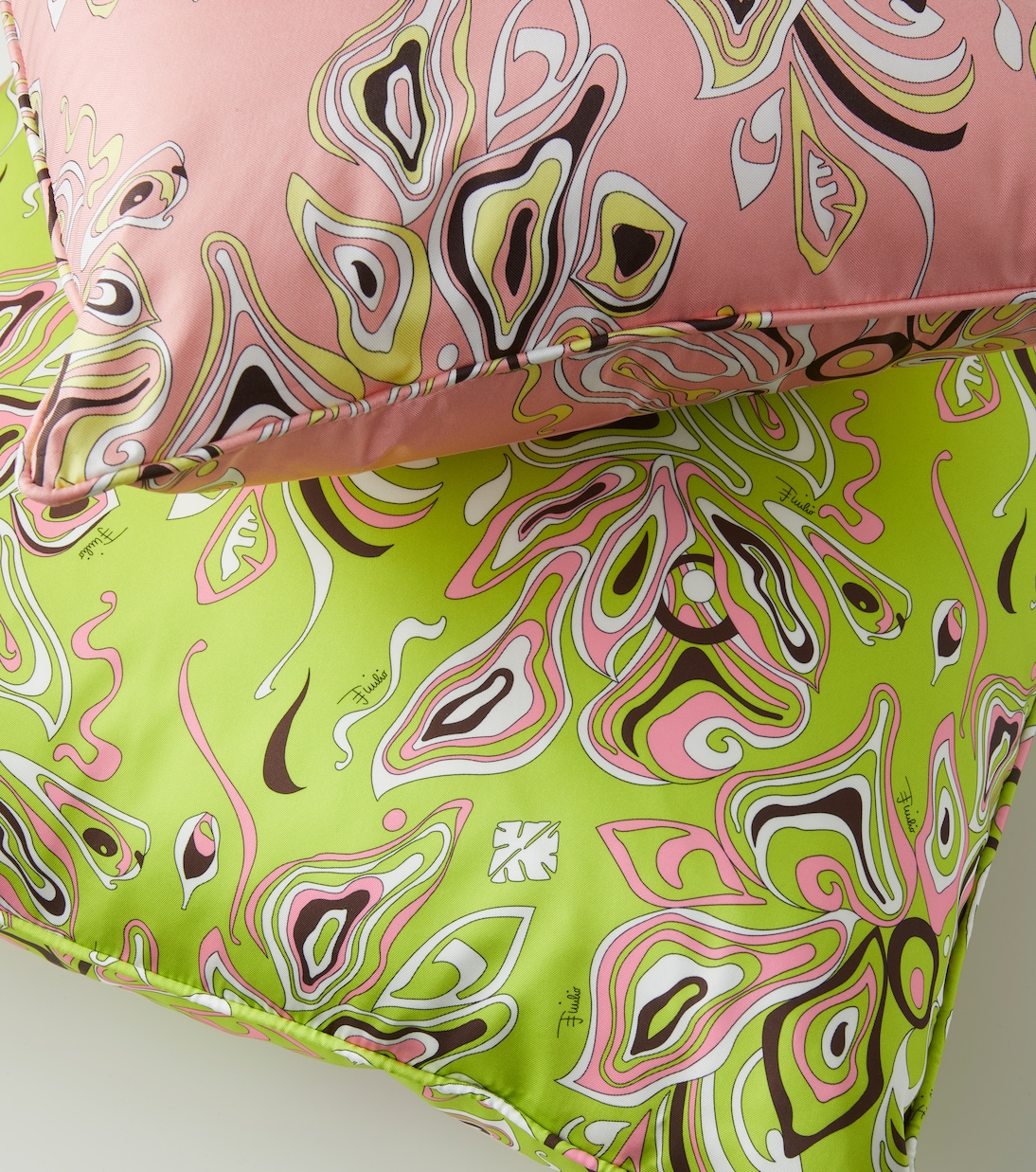 Printed cotton cushion | Pucci