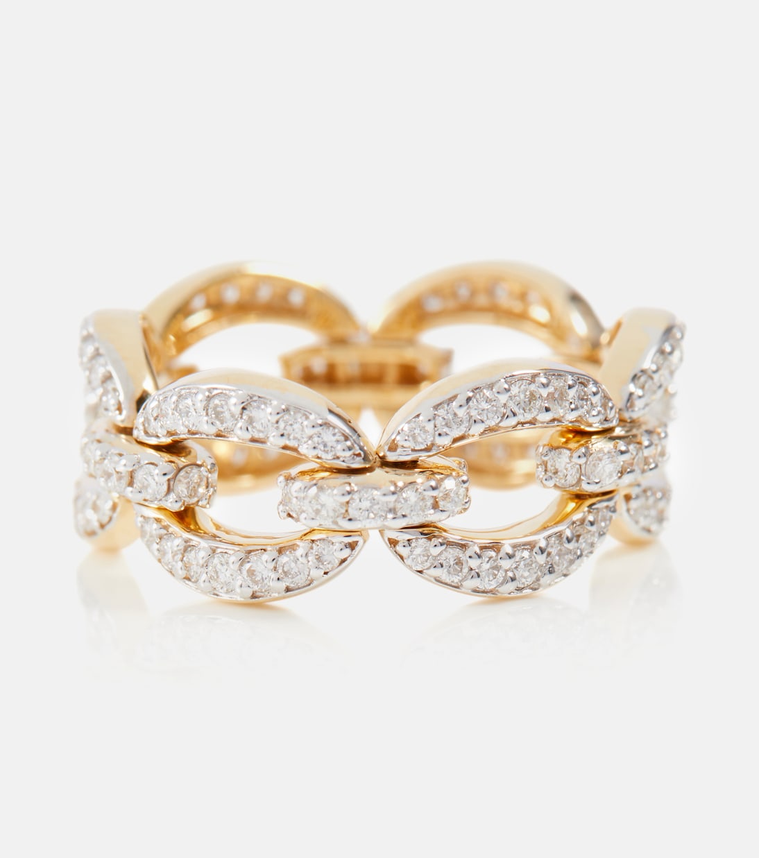 Bague Catena Petite en or 18 ct et diamants | Nadine Aysoy