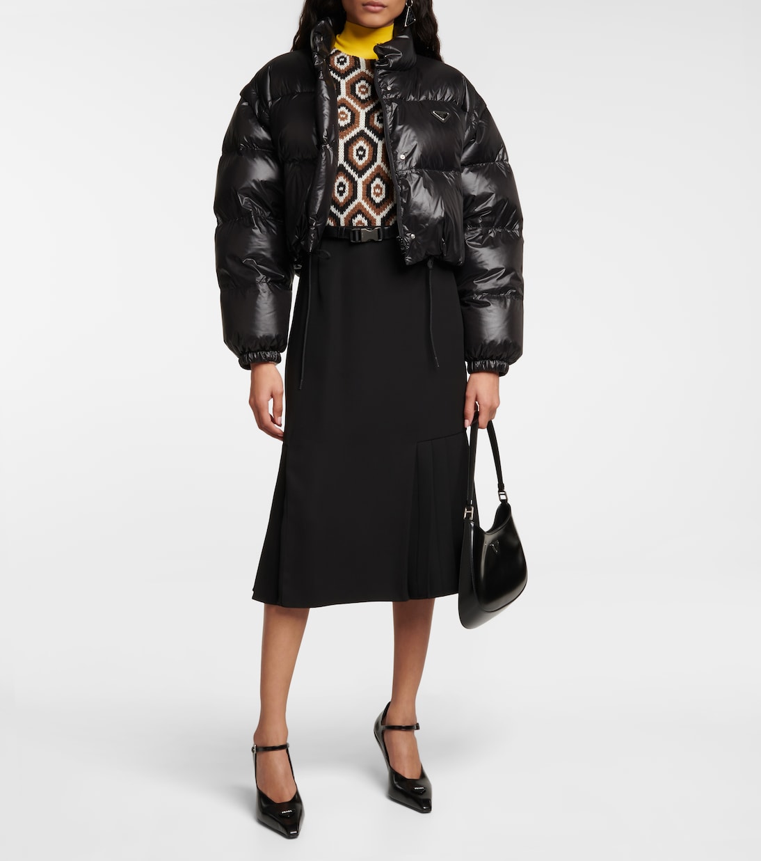 Re-Nylon crop down jacket | Prada