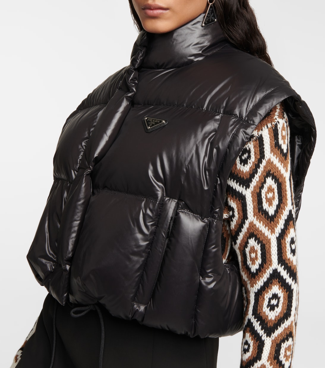 Re-Nylon crop down jacket | Prada