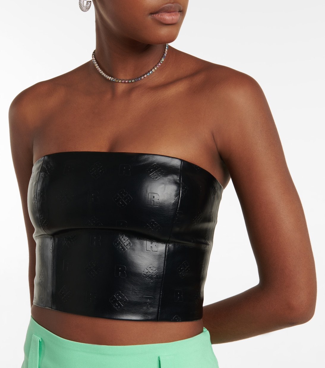 Bustier Emili aus Lederimitat | Rotate