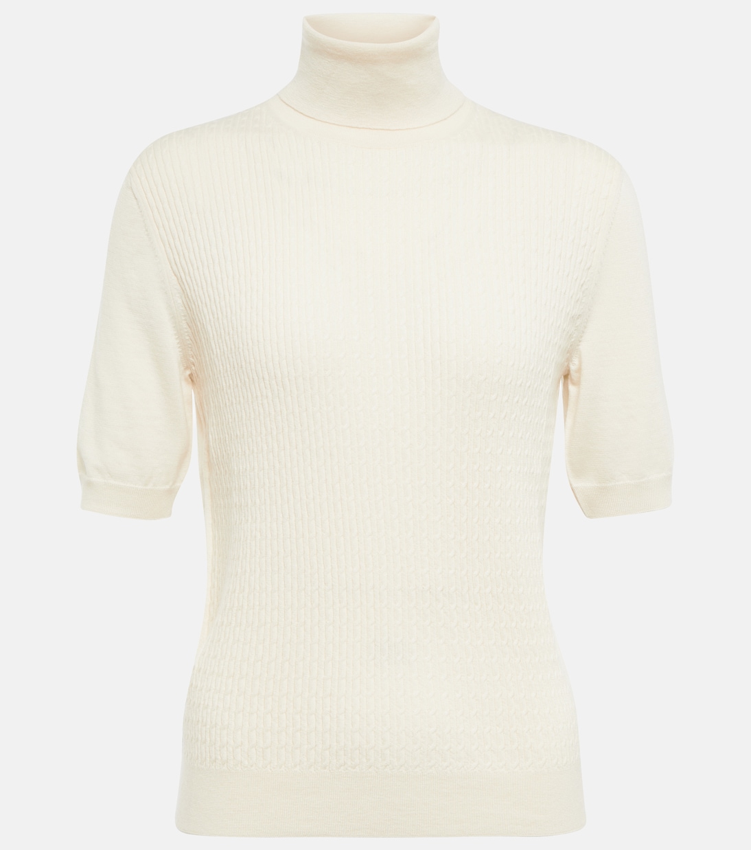 Maglione in Cashmere Loro Piana con Motivo Cable-Knit per Giovani Stilisti