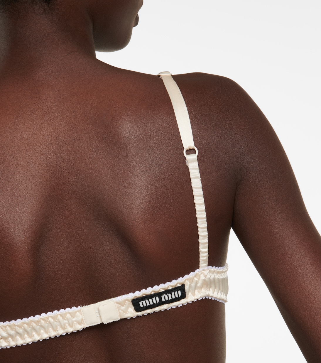 Reggiseno in raso | Miu Miu