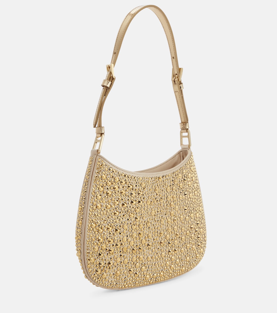Borsa Cleo in raso con cristalli | Prada