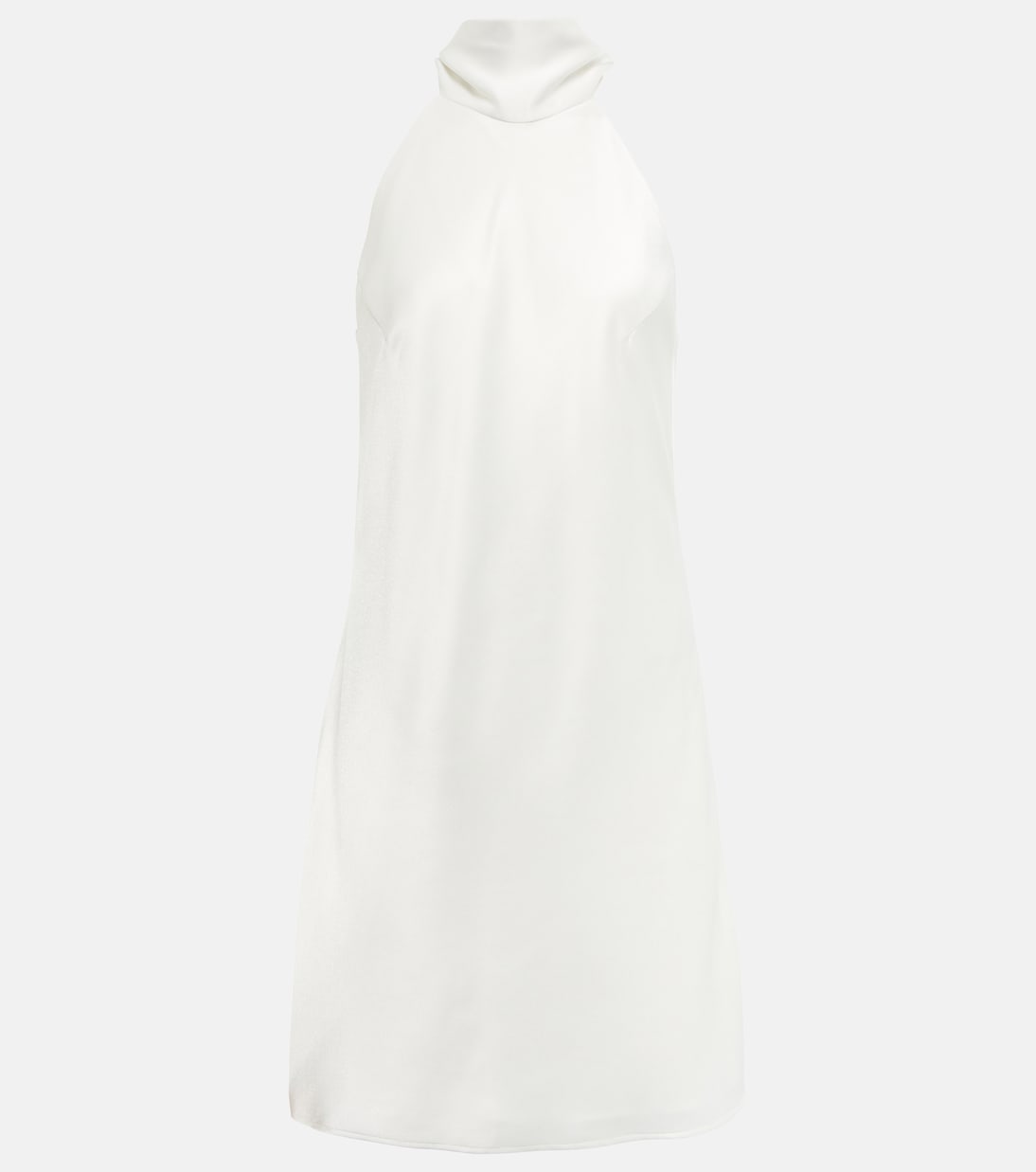 Miniabito da sposa in raso con fiocco | Galvan