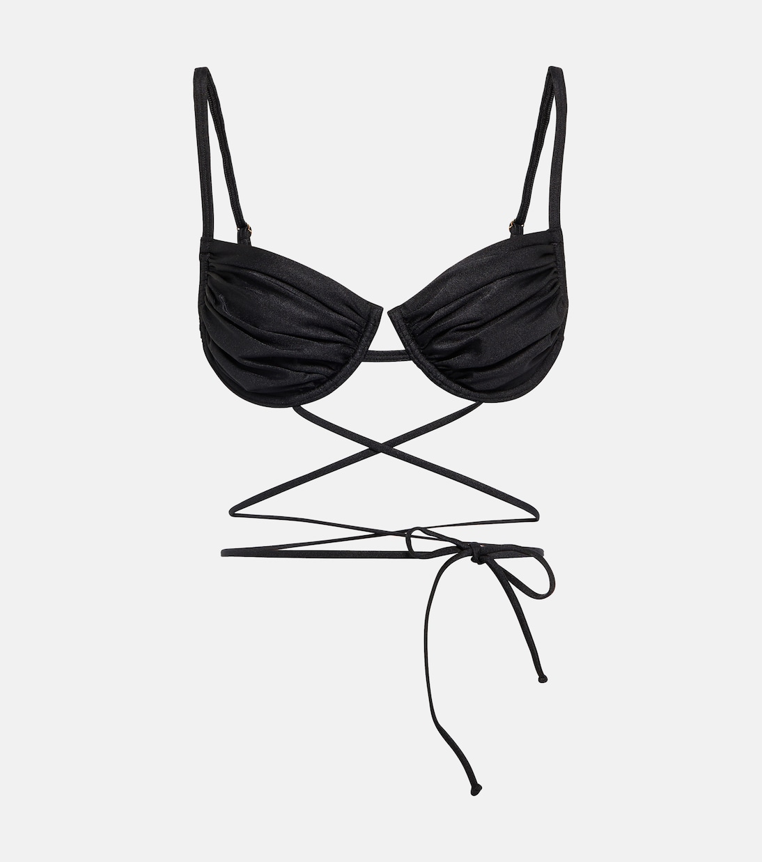 Top de bikini Cherry fruncido | Bananhot