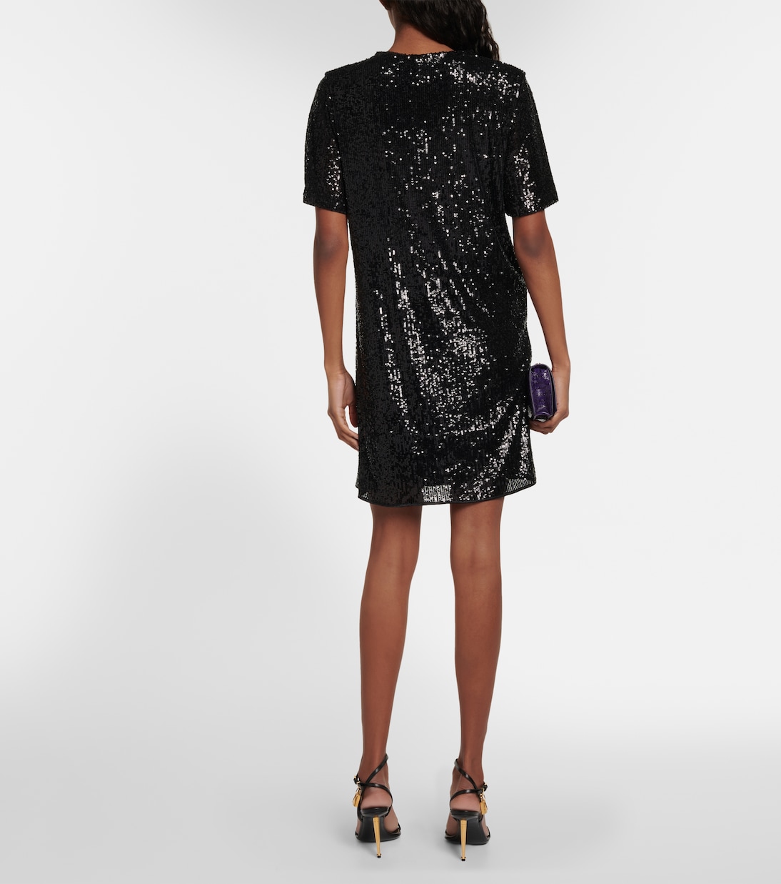Robe t-shirt à sequins | Tom Ford