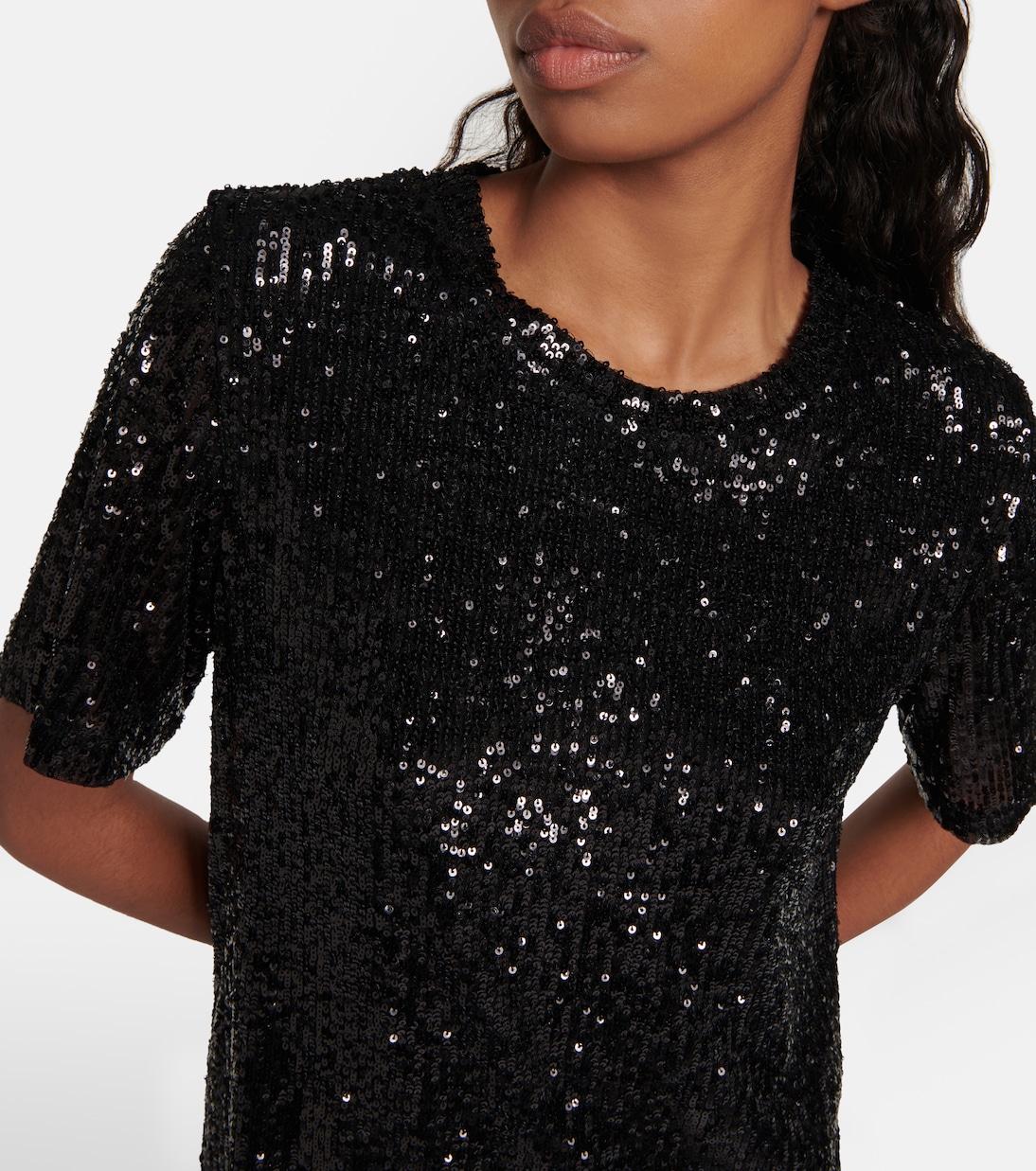 Robe t-shirt à sequins | Tom Ford