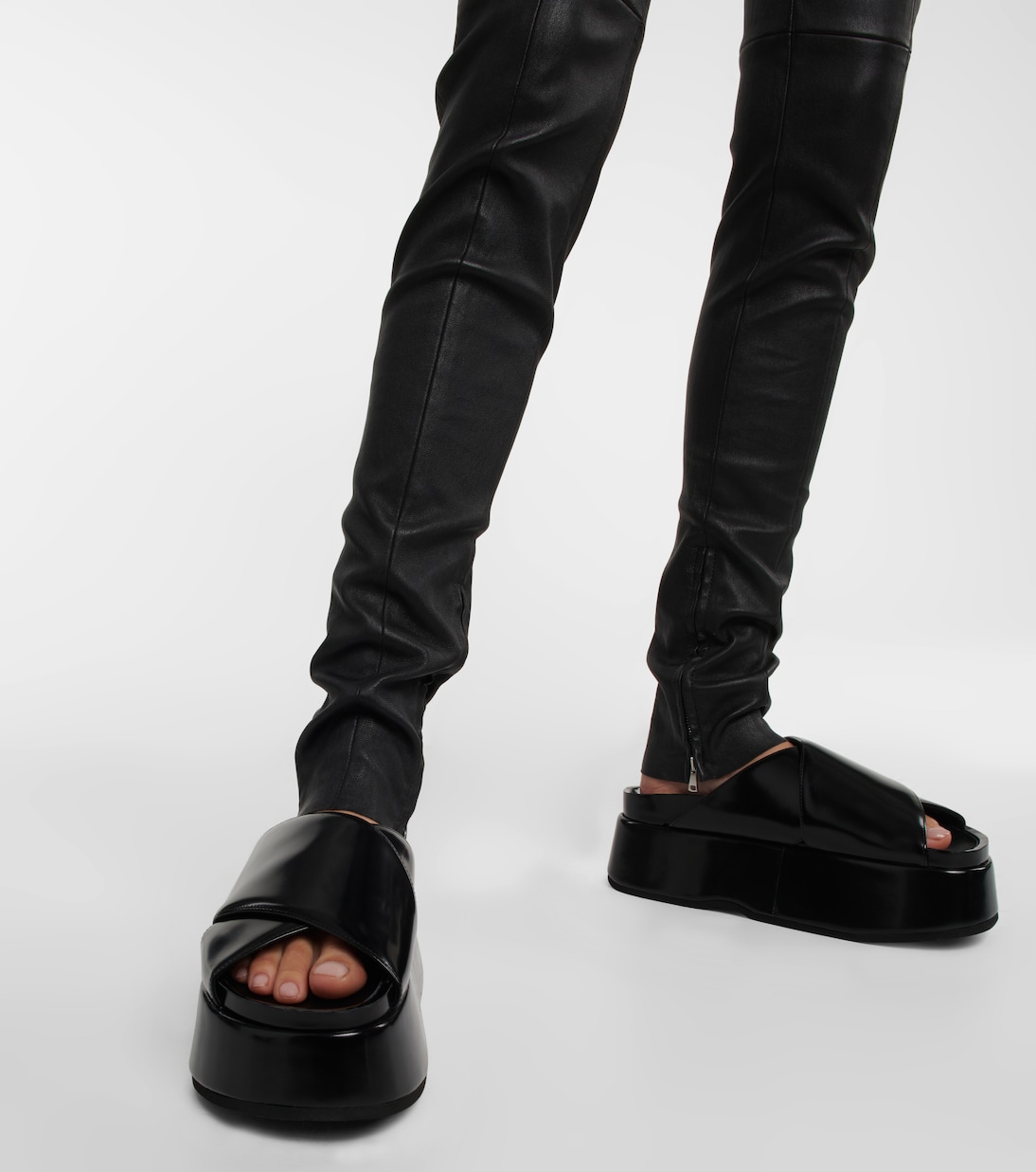 Sandali in pelle con platform | Junya Watanabe
