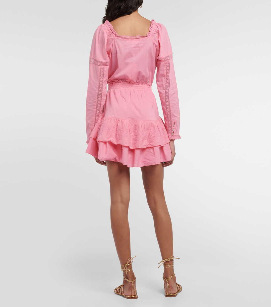 Minikleid Sanaya aus Baumwolle | LoveShackFancy