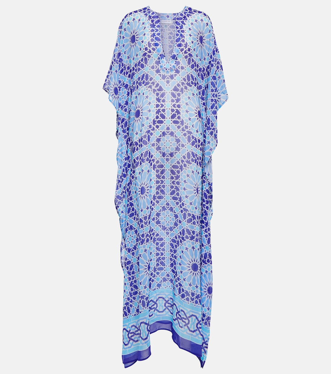 Roxanne printed chiffon kaftan | Alexandra Miro