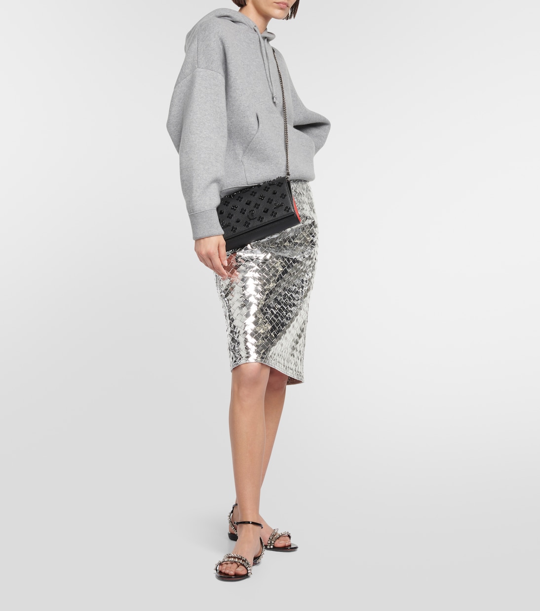 Sandali Mafaldina Spikes in pelle | Christian Louboutin