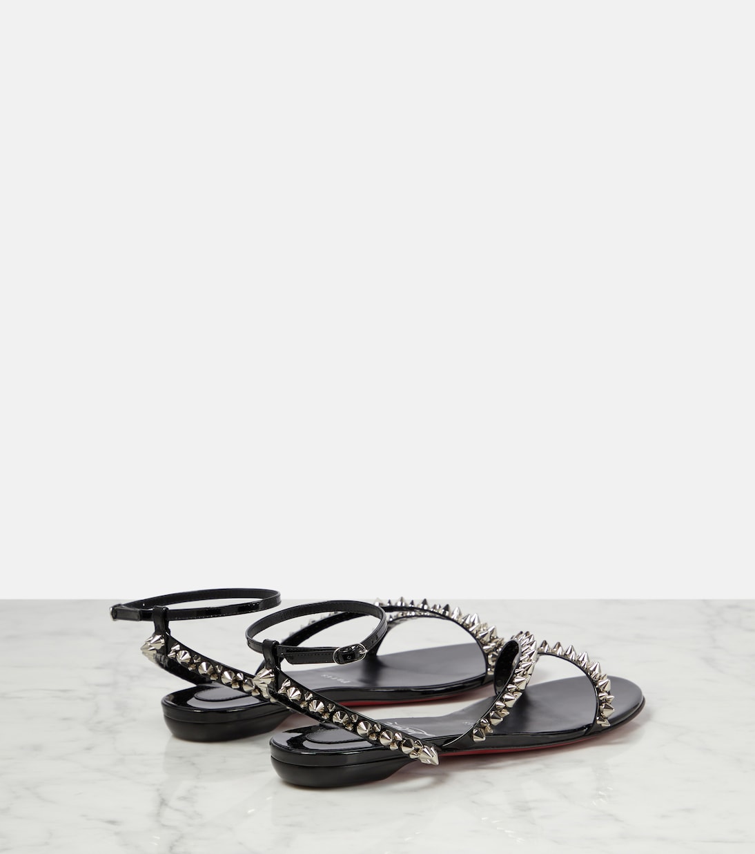 Sandali Mafaldina Spikes in pelle | Christian Louboutin