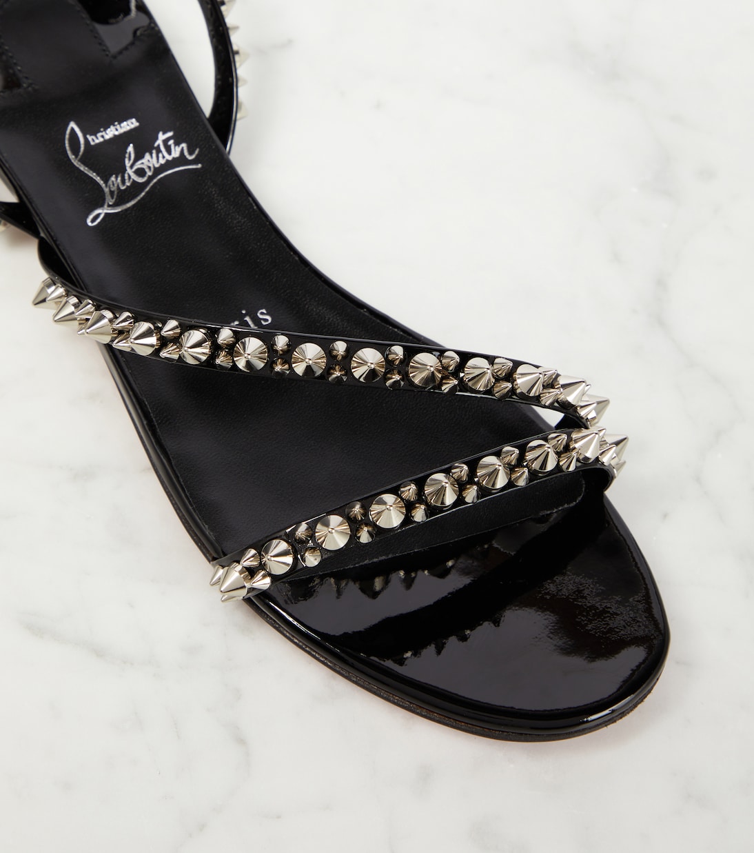 Sandali Mafaldina Spikes in pelle | Christian Louboutin