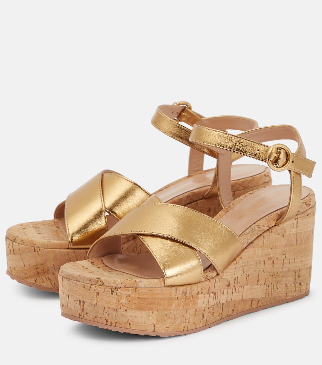 Sandali in pelle con zeppa | Gianvito Rossi