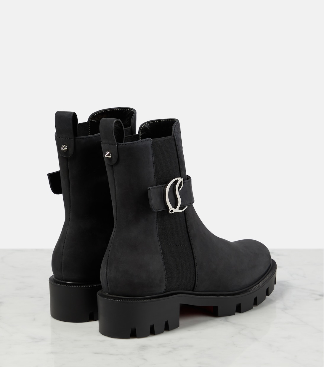 Stivaletti CL Chelsea in suede | Christian Louboutin
