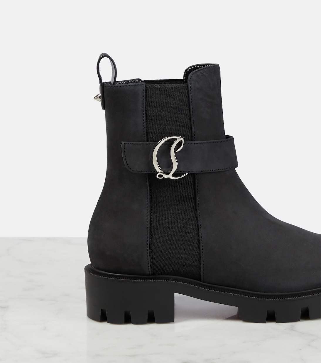 Stivaletti CL Chelsea in suede | Christian Louboutin