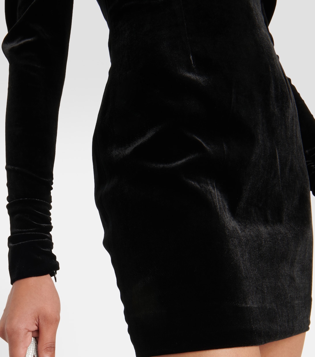 Miniabito in velluto con cut-out | Alessandra Rich