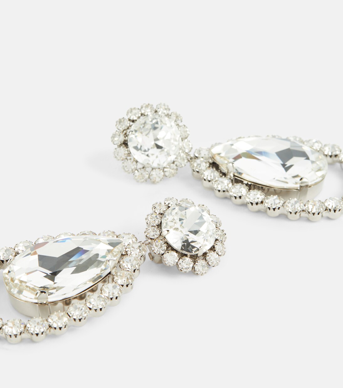 Embellished clip-on earrings | Alessandra Rich