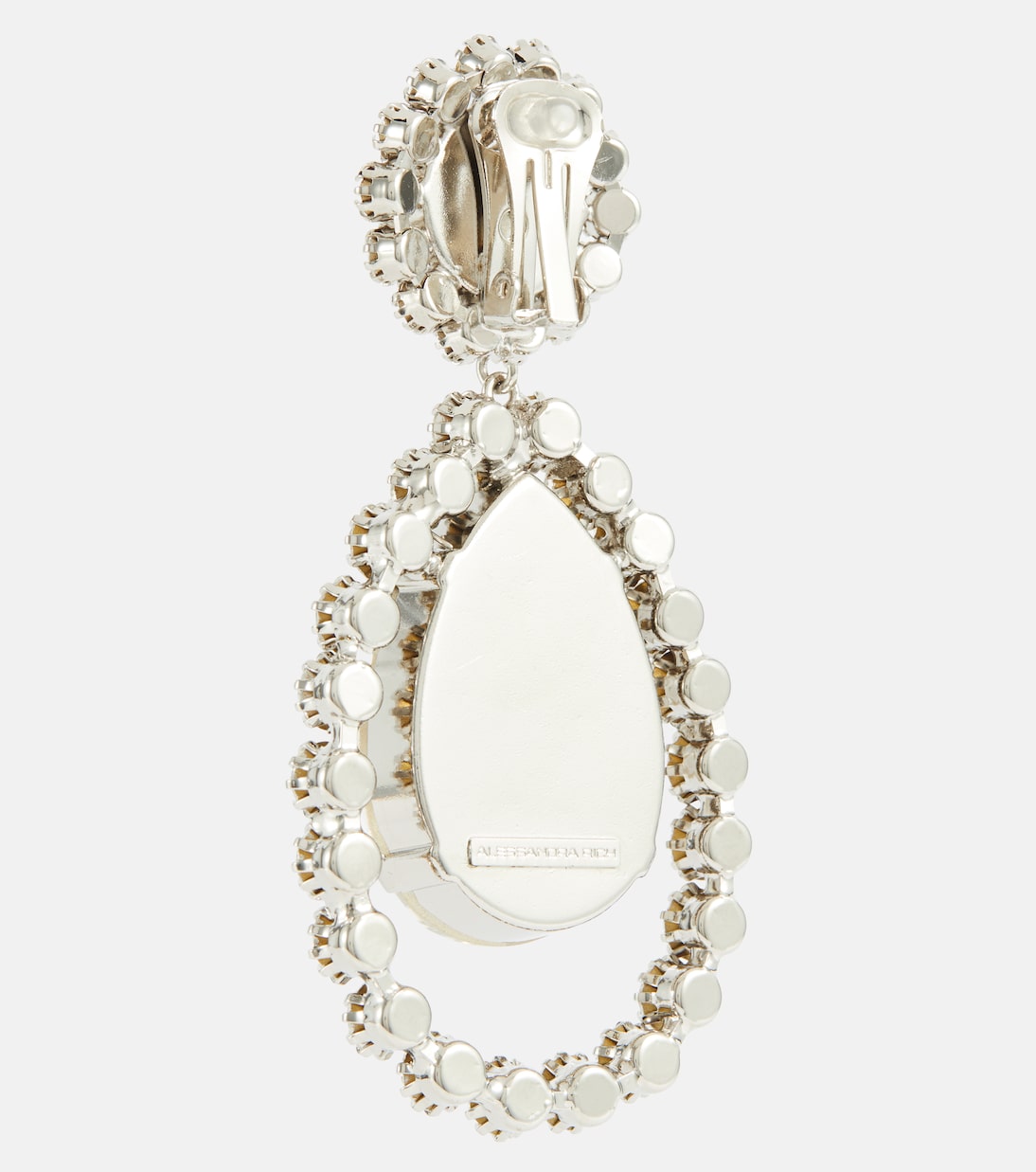 Embellished clip-on earrings | Alessandra Rich