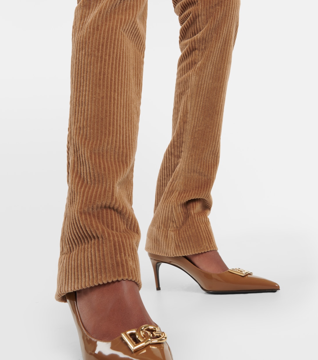 Low-rise corduroy slim pants | Dolce&Gabbana