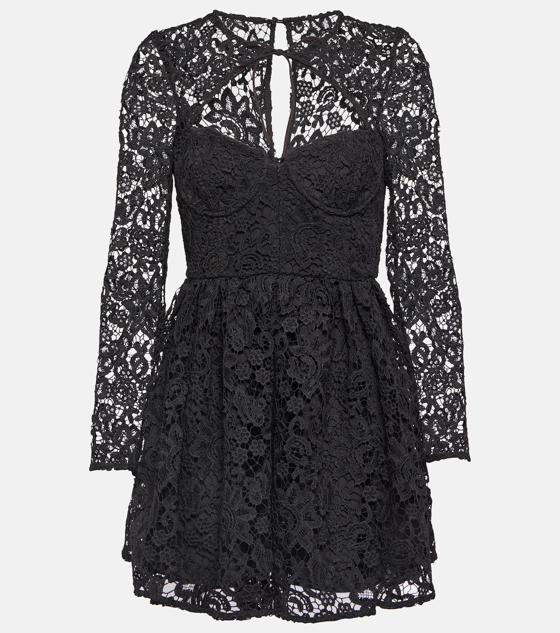 Cutout lace minidress | Self-Portrait