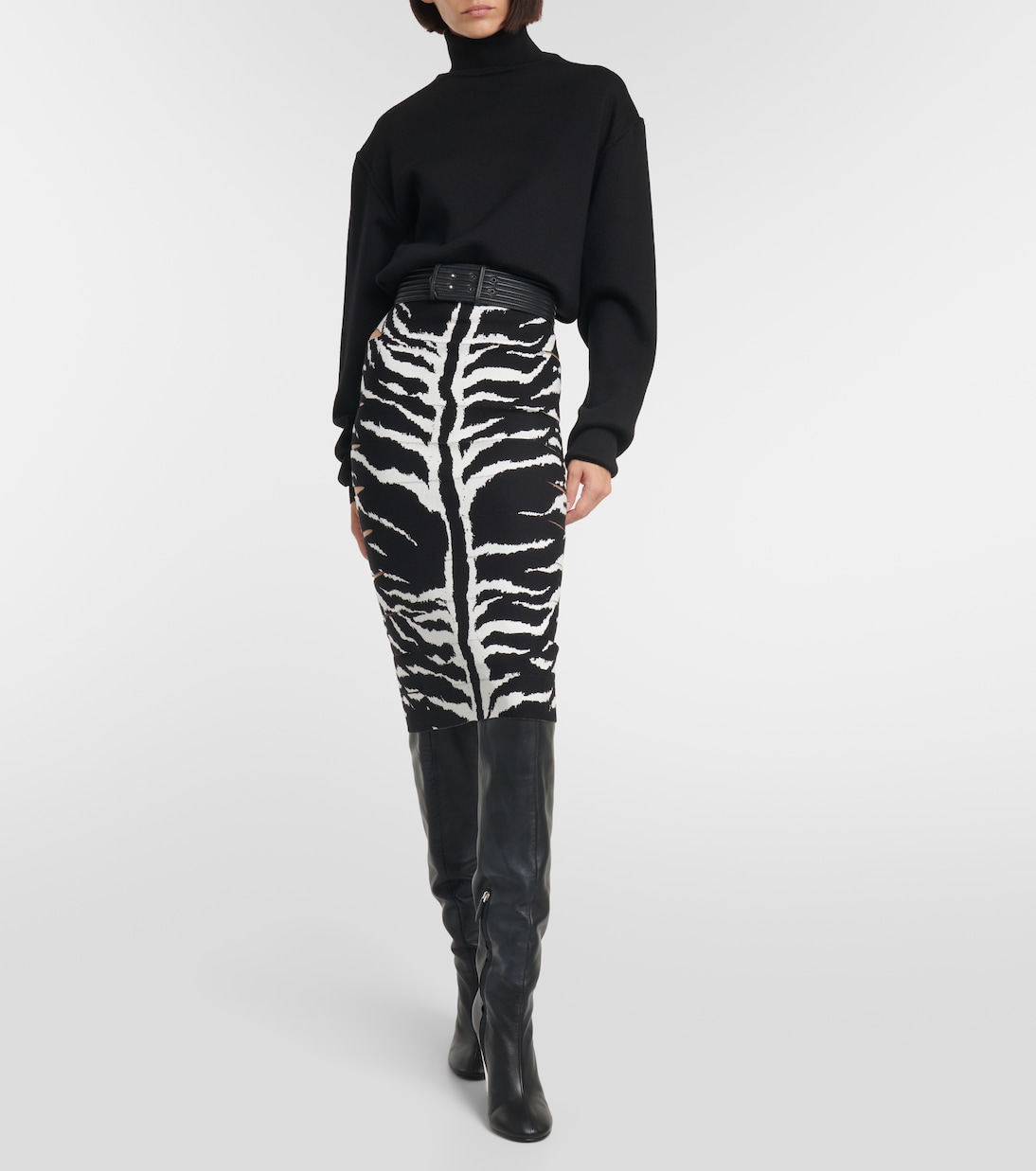 Bottes en cuir | Alaïa
