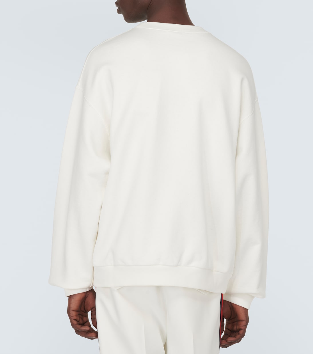 Sudadera de jersey de algodón con GG bordada | Gucci