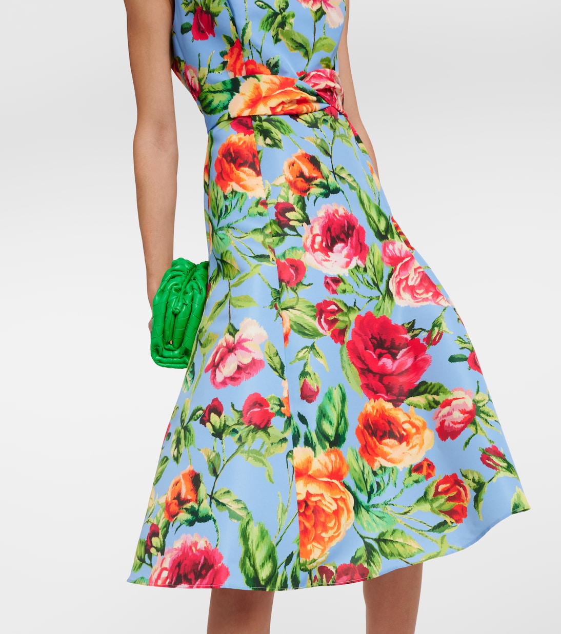 Vestido midi de crepé | Carolina Herrera