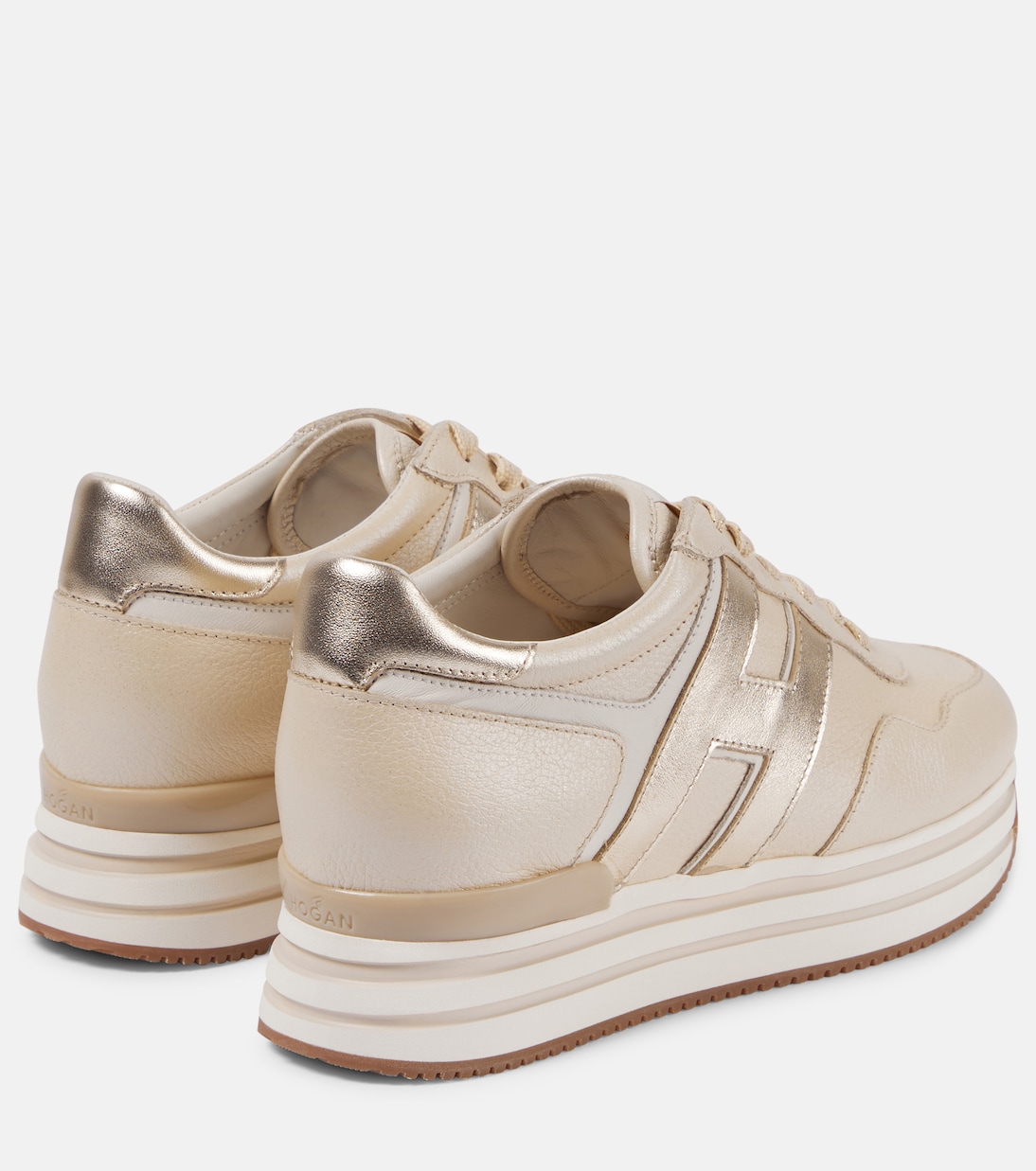 Sneakers Midi H222 in pelle con platform | Hogan