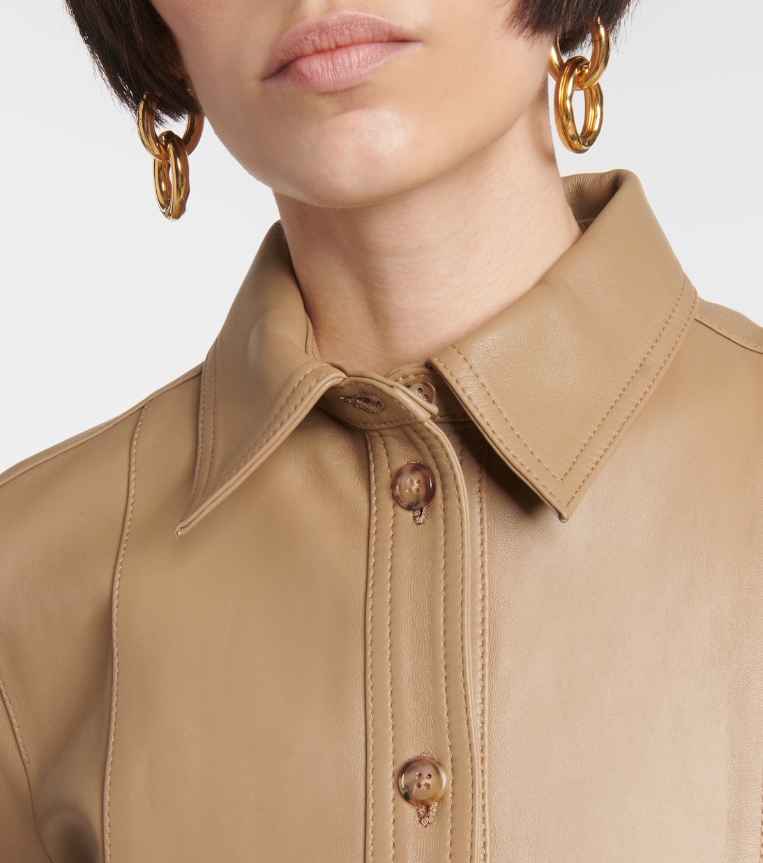 Camicia in pelle | Toteme
