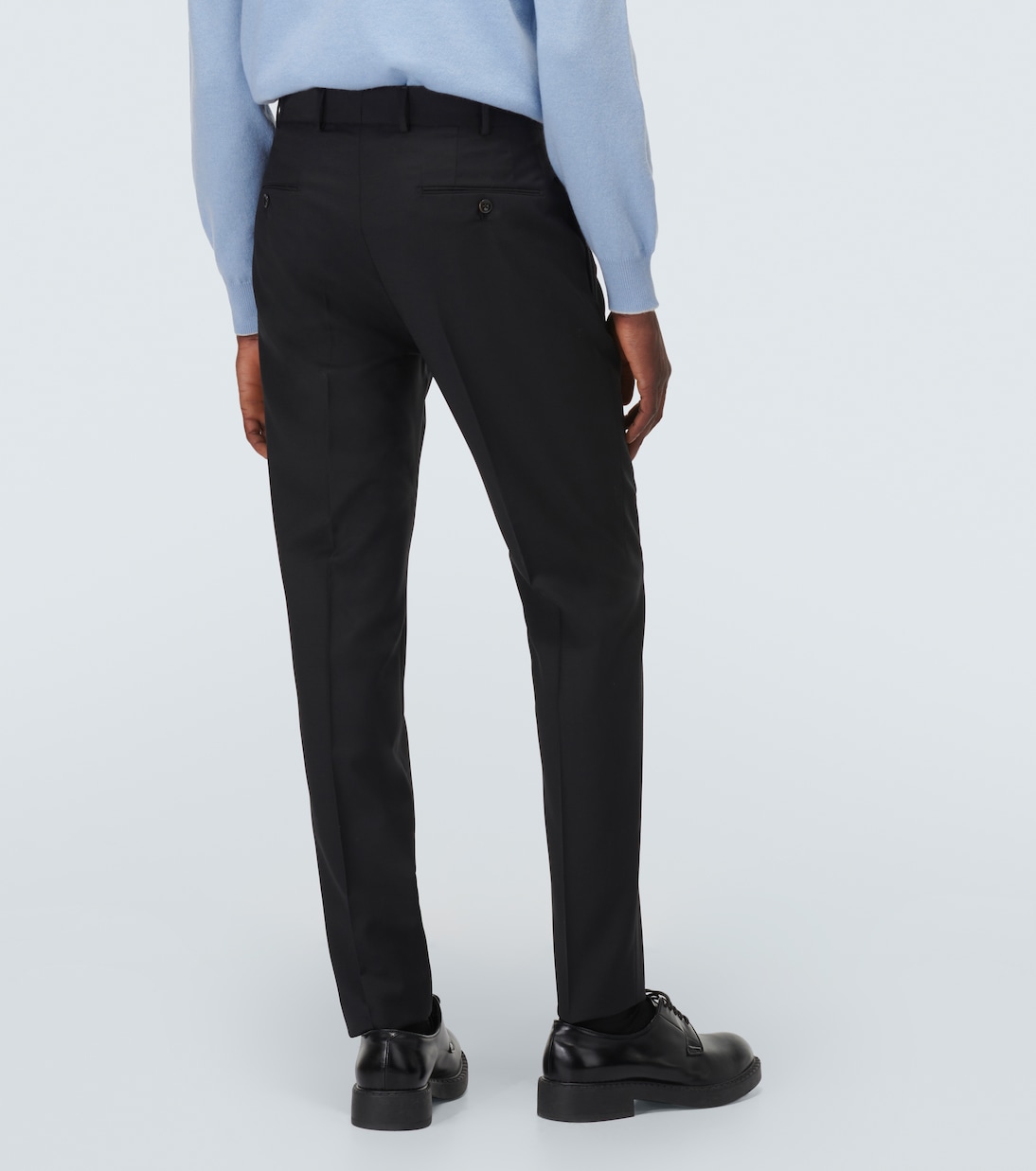 Pantalones slim de lana virgen | Incotex