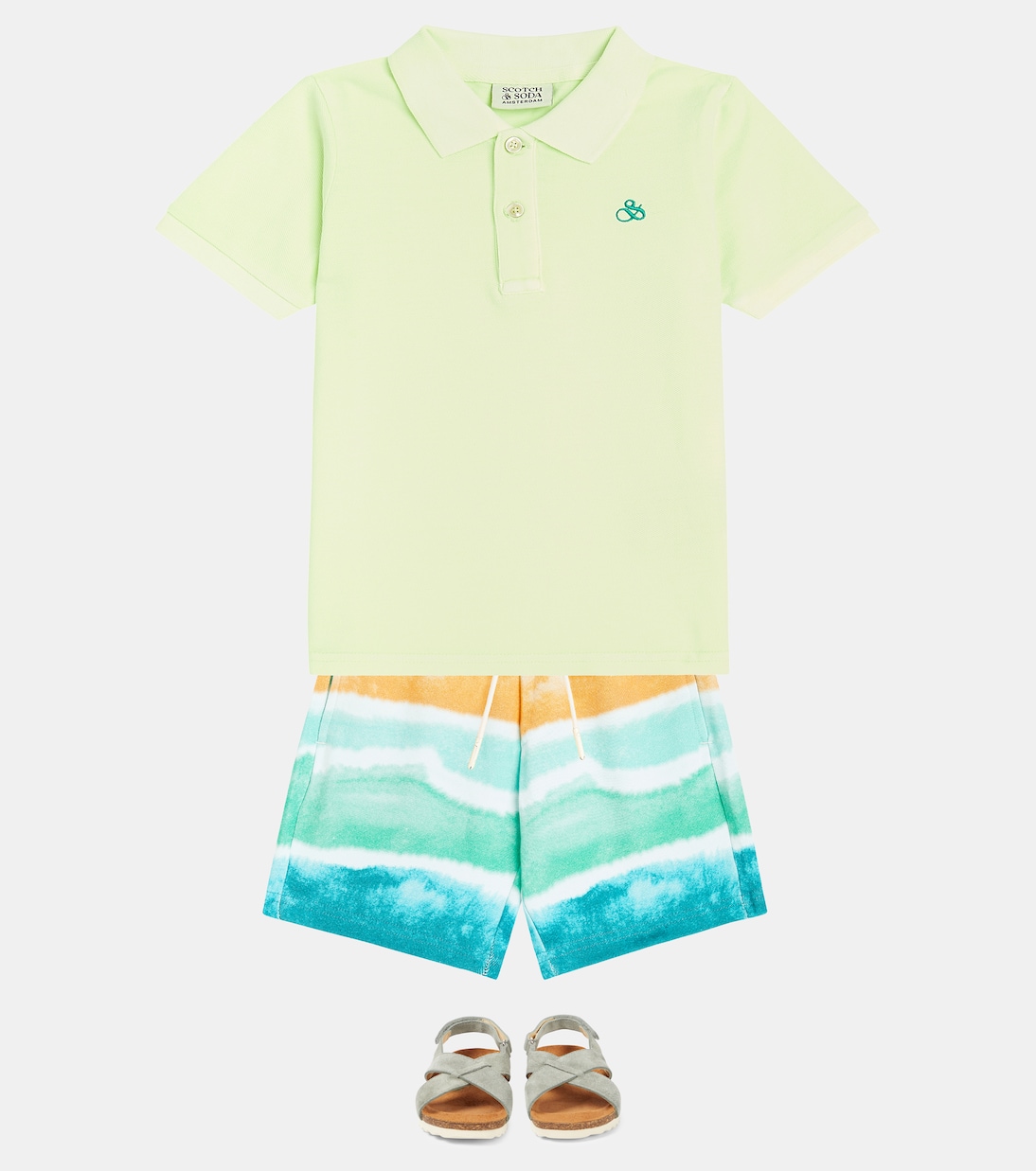 Shorts in jersey di cotone a righe | Scotch & Soda Kids