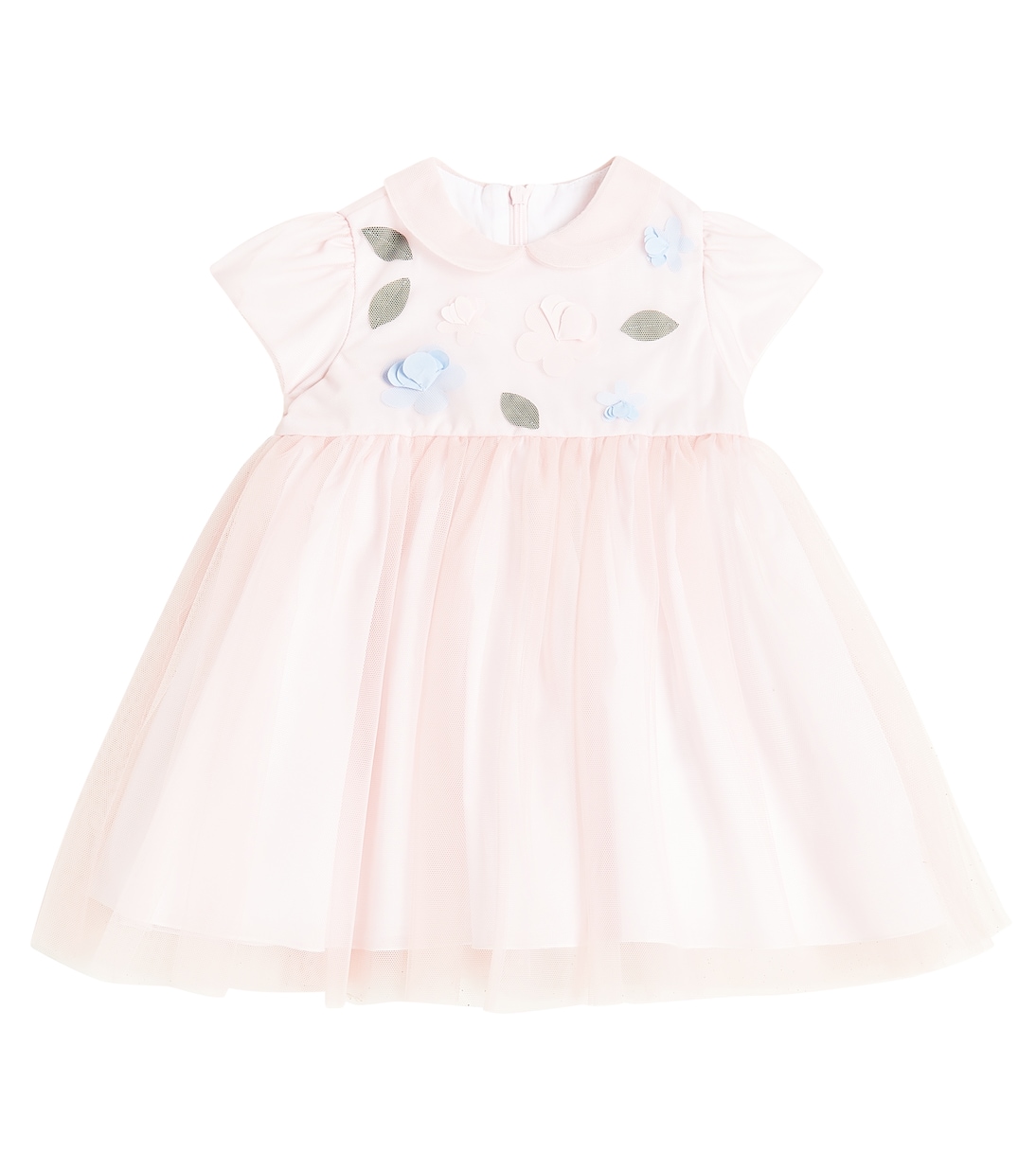 Bebé - vestido floral con tul | Il Gufo